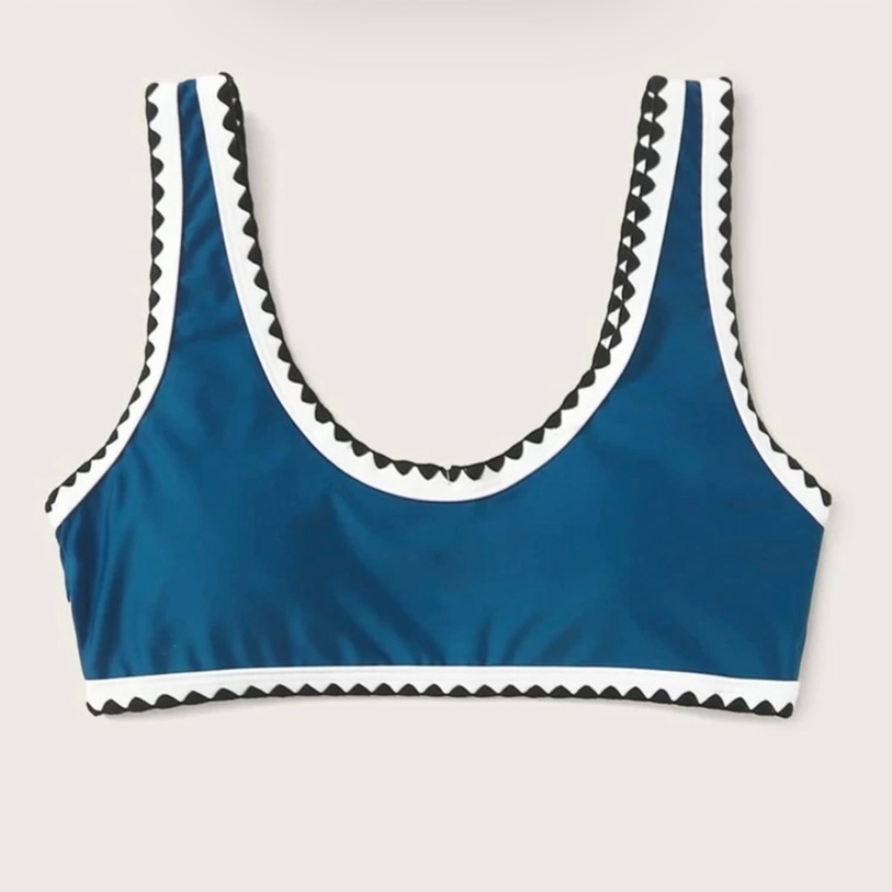 SHEIN Whip Stitch Bikini Top